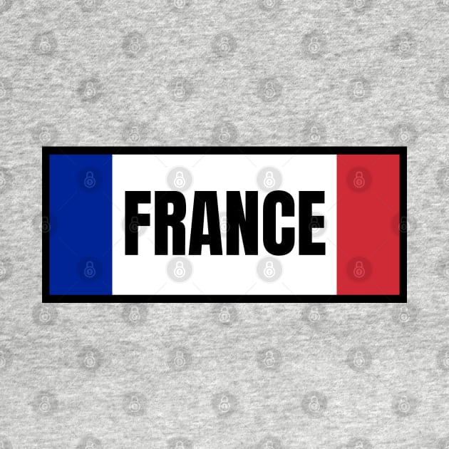 France in French Flag Colors by aybe7elf